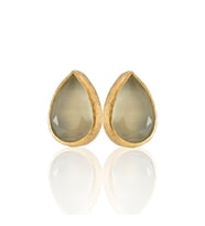 Kadir Jewellery 22 Ayar Altın Kaplama Kadın Minimal Küpe -El İşçiliği Ve Hipoalerjenik Küpe