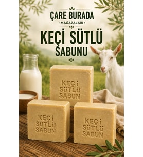 El Yapımı & Doğal Keçi Sütlü Sabun (3 ADET)