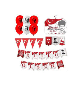 29 Ekim Süsleri Set