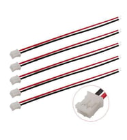 Dron İçin Mikro PH2.0 JST 1.25 2-Pin Erkek Konnektör 13cm Kablo 