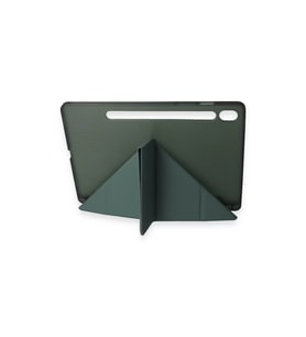 Samsung Galaxy T870 Tab S7 11 Kılıf Kalemlikli Mars Tablet Kılıfı - Koyu Yeşil
