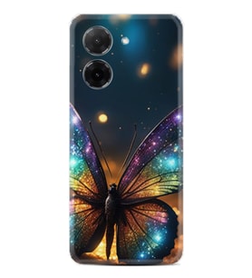 Xiaomi Redmi A5 4G Kılıf Boutique Baskılı Resimli Rengarenk Kelebek Pcode -097