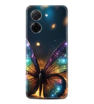 Xiaomi Redmi A5 4G Kılıf Boutique Baskılı Resimli Rengarenk Kelebek Pcode -097