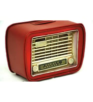 Dekoratif Metal Radyo Kumbara Vintage Ev Ofis Hediyelik