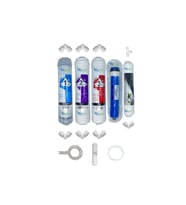 PWS Kapalı Kasa Su Arıtma  STD  5li reverse osmosis mebran  gümüş iyonlu tatlandırıcı set