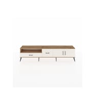 Arges TV Ünitesi 2 Raflı 2 Çekmeceli 2 Kapaklı 220x30x51 Çam-Aytaşı