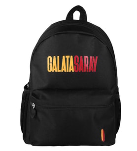 Galatasaray Sarı Kırmızı Baskılı Okul ve Günlük Sırt Çantası (Çok Renkli)