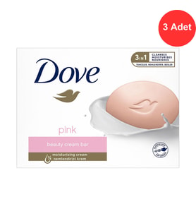 Dove Pink Beauty Cream Bar Sabun 3 Adet x 90 gr.