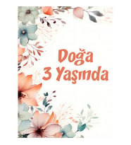 Portakallar Temalı Doğum Günü Afişi 35X50 cm