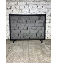 Şömine Önü Koruyucu Siperlik Kanatsız Düz  Ayaklı Paravan 50*70 cm 1075-CN