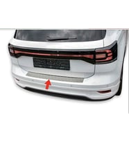 Vw T-Cross Krom Arka Tampon Üstü Koruma 2018> Paslanmaz Çelik Taşlı (Gümüş)
