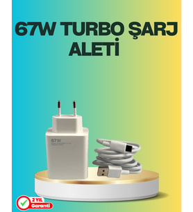 67 Watt Type C Turbo Şarj Seti