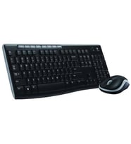 LOGITECH MK270 Q Türkçe Kablosuz Multimedya Siyah Klavye+ Mouse