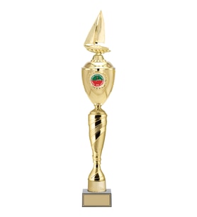 ODAK KUPA - Figürlü Kupalar - Yelken Figürlü Kupalar FG-083 A - 70 cm