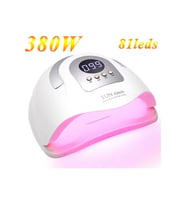 SUN X26 MAX 380 WATT 81 LED KALICI OJE JEL TIRNAK KURUTUCU UV LED LAMBA