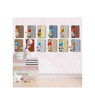 Dreamwall Çarpım Tablosu Desenli Isı Ve Ses Yalıtımlı Tekstil Duvar Kağıdı (Çok Renkli)