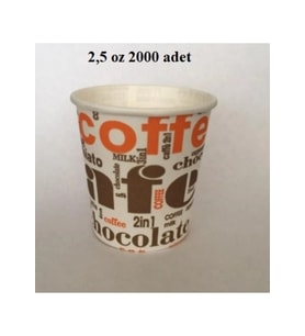 Yüksek Kalite Karton Bardak 2.5 Oz Espresso/ Zemzem/mocha türk kahvesi Bardağı 5 paket 250 adet