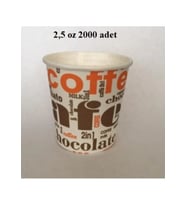 Yüksek Kalite Karton Bardak 2.5 Oz Espresso/ Zemzem/mocha türk kahvesi Bardağı 5 paket 250 adet