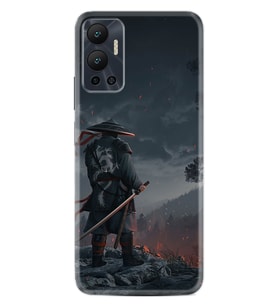 Infınix Hot 12 Kılıf Silikon Desen Özel Seri Warrior 1653