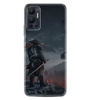 Infınix Hot 12 Kılıf Silikon Desen Özel Seri Warrior 1653
