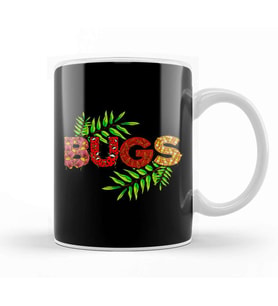 Awesome Bugs Insects & Plants Cute Nature Kupa Bardak Porselen