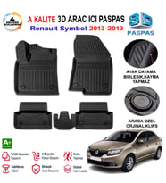 Renault Symbol 3D Paspas Havuzlu Pro 2013-2019 Arası