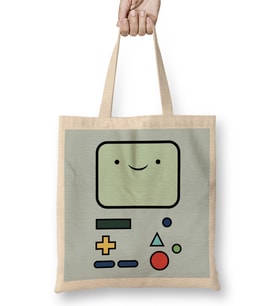 Adventure Time Bmo 03 Bez Çanta Uzun Saplı