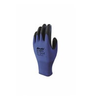 Beybi Nitril Poly PNzebra 9 Beden Mavi Siyah  Eldiven 12li Paket EN388 (3131X)
