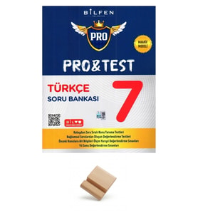 Bilfen 7. Sınıf Maarif Türkçe Protest Soru Bankası + Telefon standı