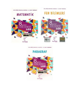 Karekök Yayınları Karekök 8.sınıf Matematik-fen Bilimleri-paragraf Soru Bankası Seti (Çok Renkli)