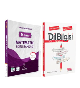 Karekök Yayınları 9. Sınıf Matematik ve AKM Dil Bilgisi Soru Bankası Seti 2 Kitap