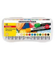 Eberhard Faber Yağlı Pastel Boya 12 Renk Plastik Kutulu 