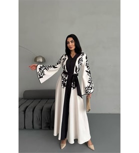 Neşeli butik kadın atlas kumaş düğme detaylı elbise NBMS2507 (Siyah)