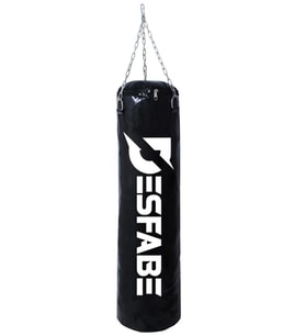 Desfabe Boxing Star 70x25 Cm Zincirli Boks Kum Torbası Siyah