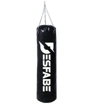 Desfabe Boxing Star 70x25 Cm Zincirli Boks Kum Torbası Siyah