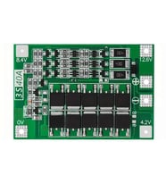 3S 40A Bms Balans Lityum Batarya Koruma Kartı 3 Seri Hücreli Pil Li-ion 18650 12.6V Matkap