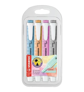 Stabilo Fosforlu Kalem Swing Cool Pastel 4 lü Paket (karışık renk, seçenek yoktur) 5 Lİ