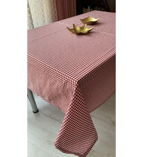 Piknik Örtüsü Sofra Bezi 170x170 cm (Bordo)