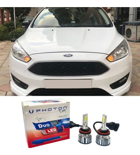Ford Focus 3.5 Led Xenon Uzun Far Ampulü H1 Duo Yeni Seri Beyaz 2015-2018