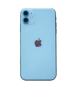 Apple İphone 11 Neon Fosforlu Kamera Lens - Mavi