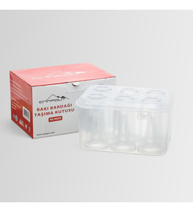 Nurgaz Rakı Bardağı Taşıma Kutusu NG N059