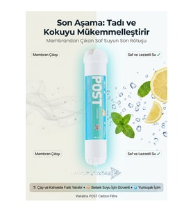 Post Karbon Filtre – Son Aşamada Kusursuz Su Kalitesi