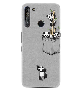 Casper Via X20 Kılıf Silikon Desen Özel Seri Pandalar 1798