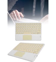 Northcity Android ve iOS Uyumlu Bluetooth Klavye Touchpad Slim - Kablosuz Q Klavye