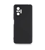 Xiaomi Redmi Note 10 Pro Kılıf Orj Lansman Serisi Pürüzsüz Esnek Kadife İç Kısım (Siyah)