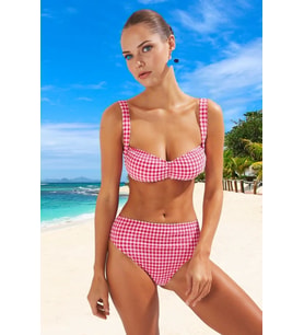 Tasarım Bikini Takımı Yüksek Konfor UV Korumalı Yaz Koleksiyonu Ergonomik Kesim Hızlı Kuruyan