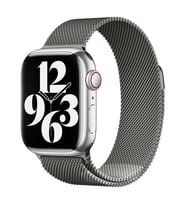 Apple Watch 38mm Uyumlu Kordon Hasır Metal Mıknatıslı Zore Band-01 Kayış