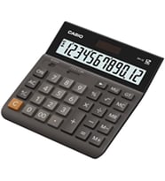 Casio Mh-12-Bk-W-Dp Masaüstü Hesap Makinesi Siyah