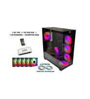 AZTECH AZT101 B Gaming Mid-Tower PC Kasası RGB Switch