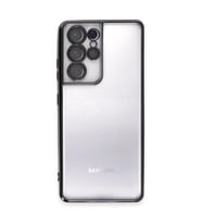 Galaxy S21 Ultra Kılıf  Lensli  - Siyah